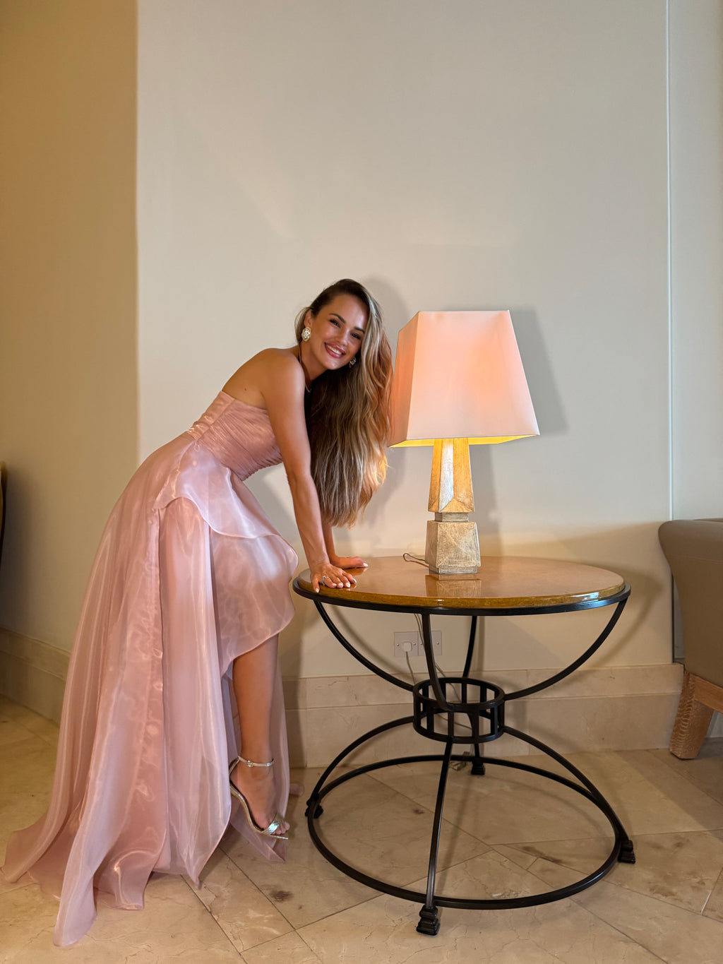 Blush Elegance Maxi Dress