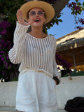 Sheer Linen Top