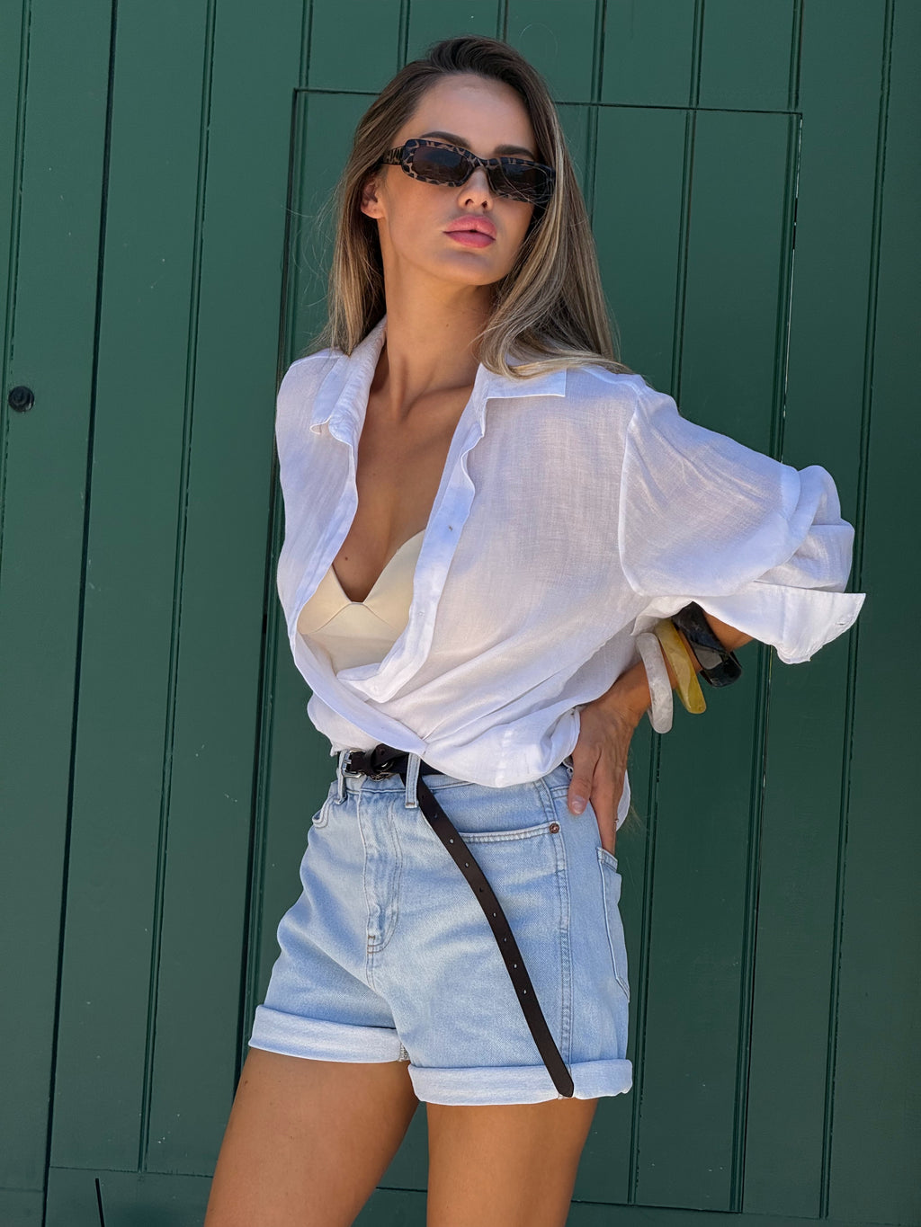 White Linen Shirt