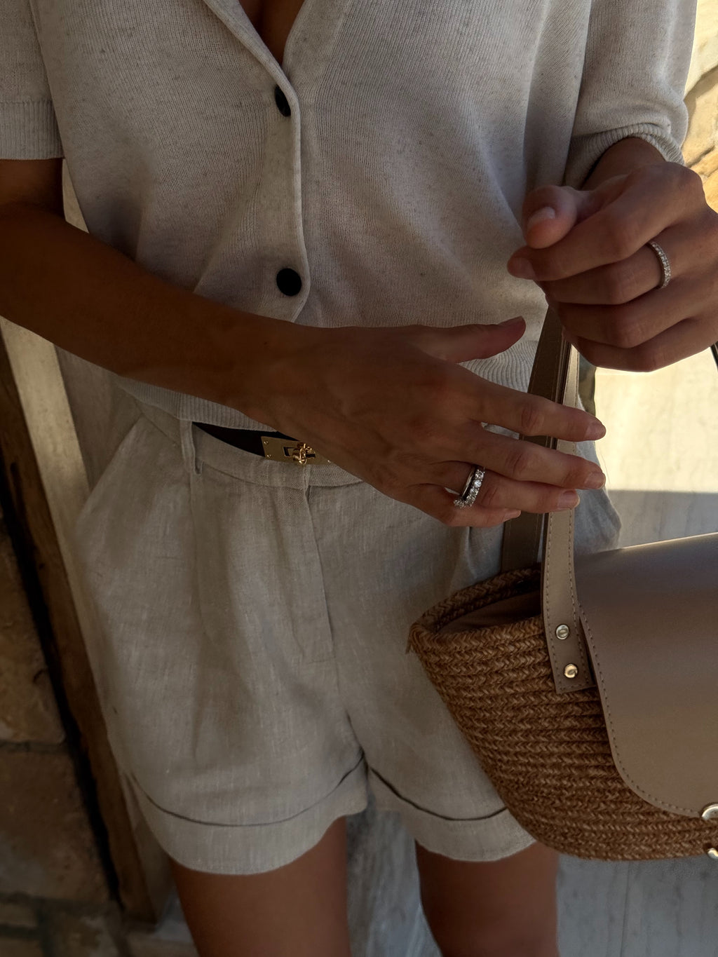 Écru Linen Set