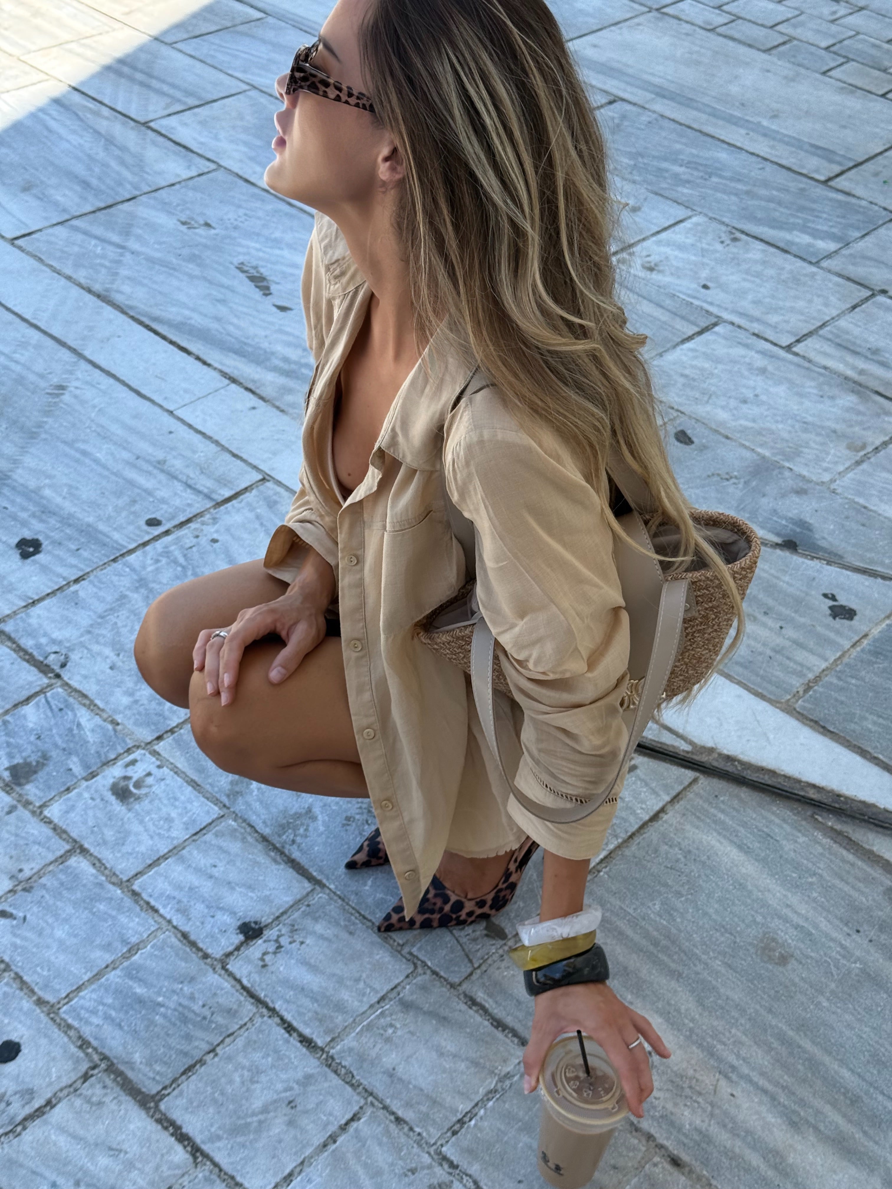 Sienna Linen Shirt & Shorts Set