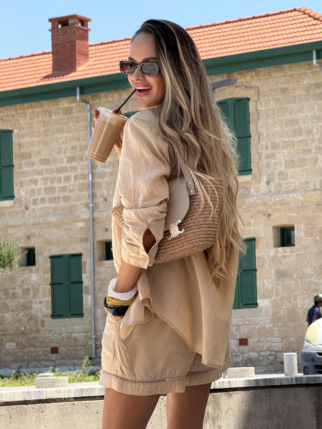 Sienna Linen Shirt & Shorts Set