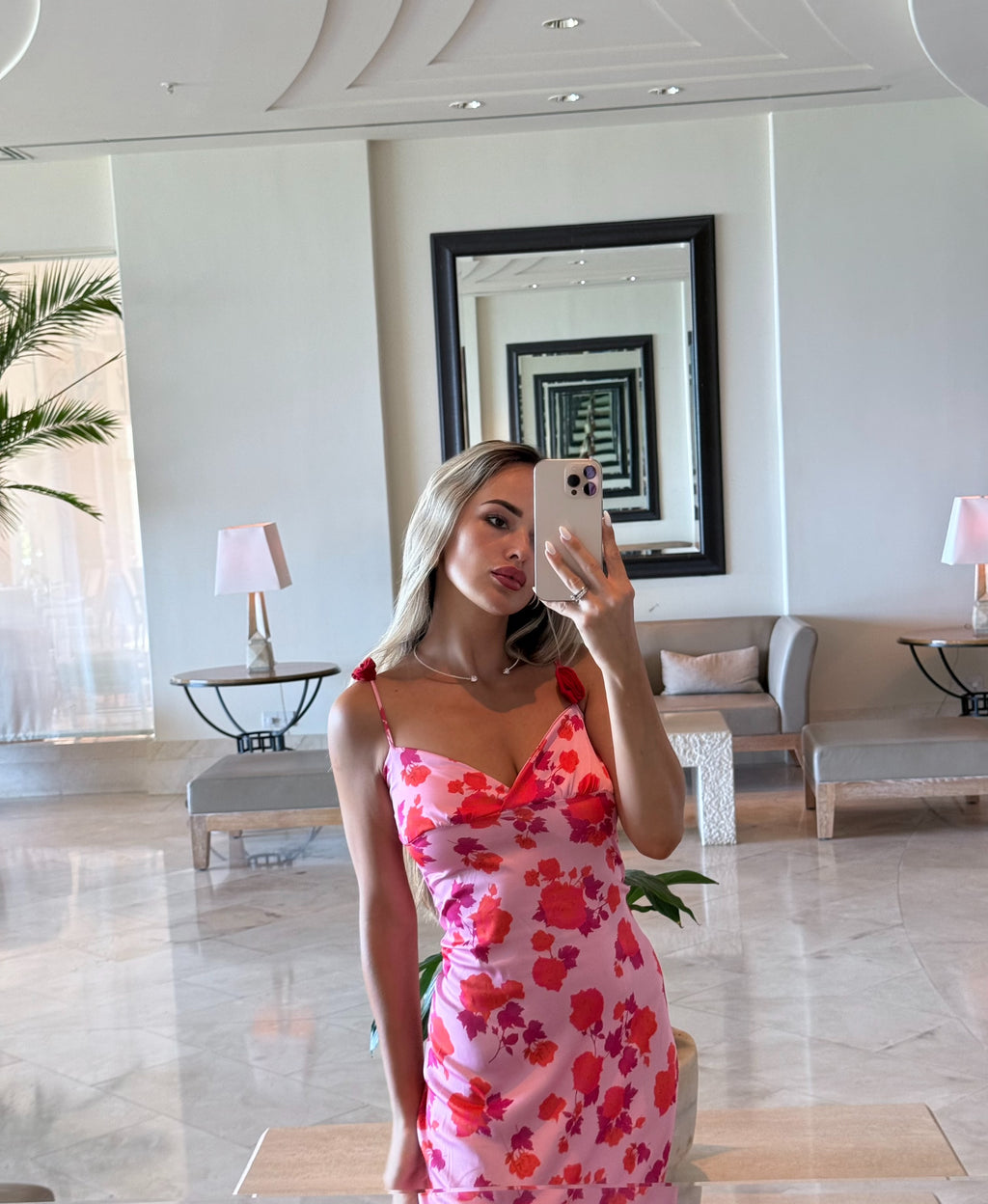 Rosé Bloom Dress