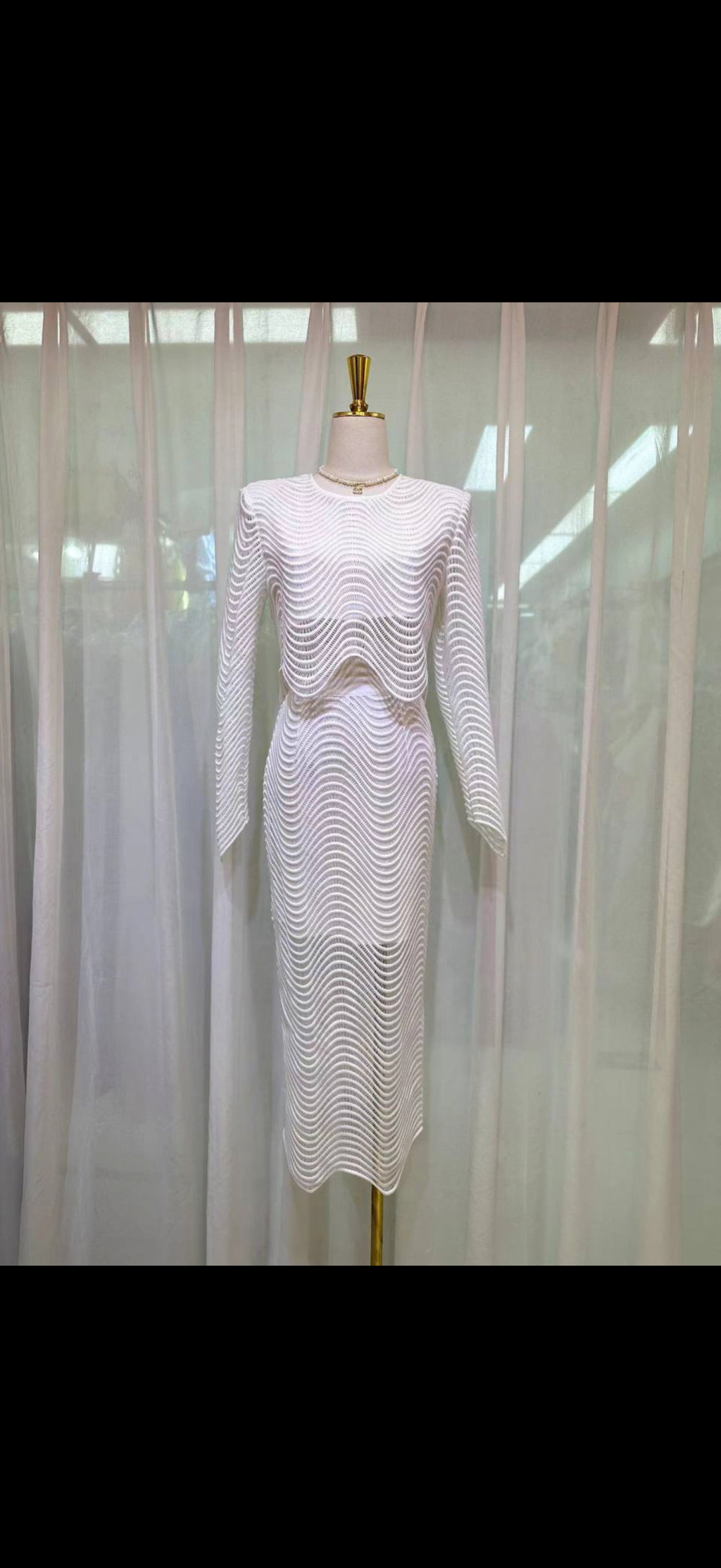 Wave Knit Co-ord Set