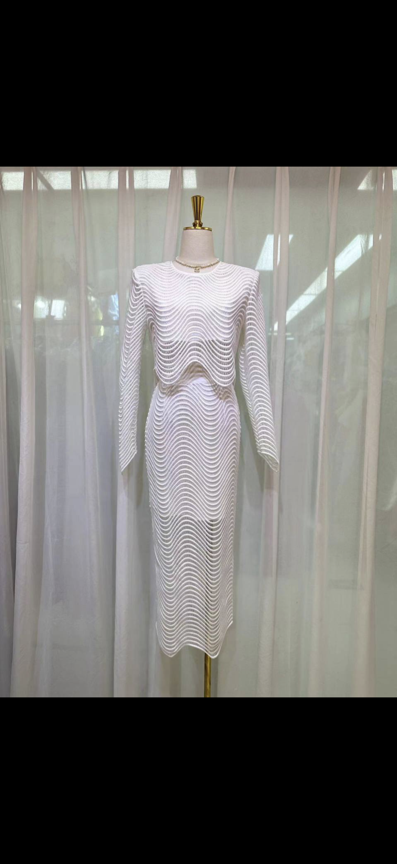 Wave Knit Co-ord Set