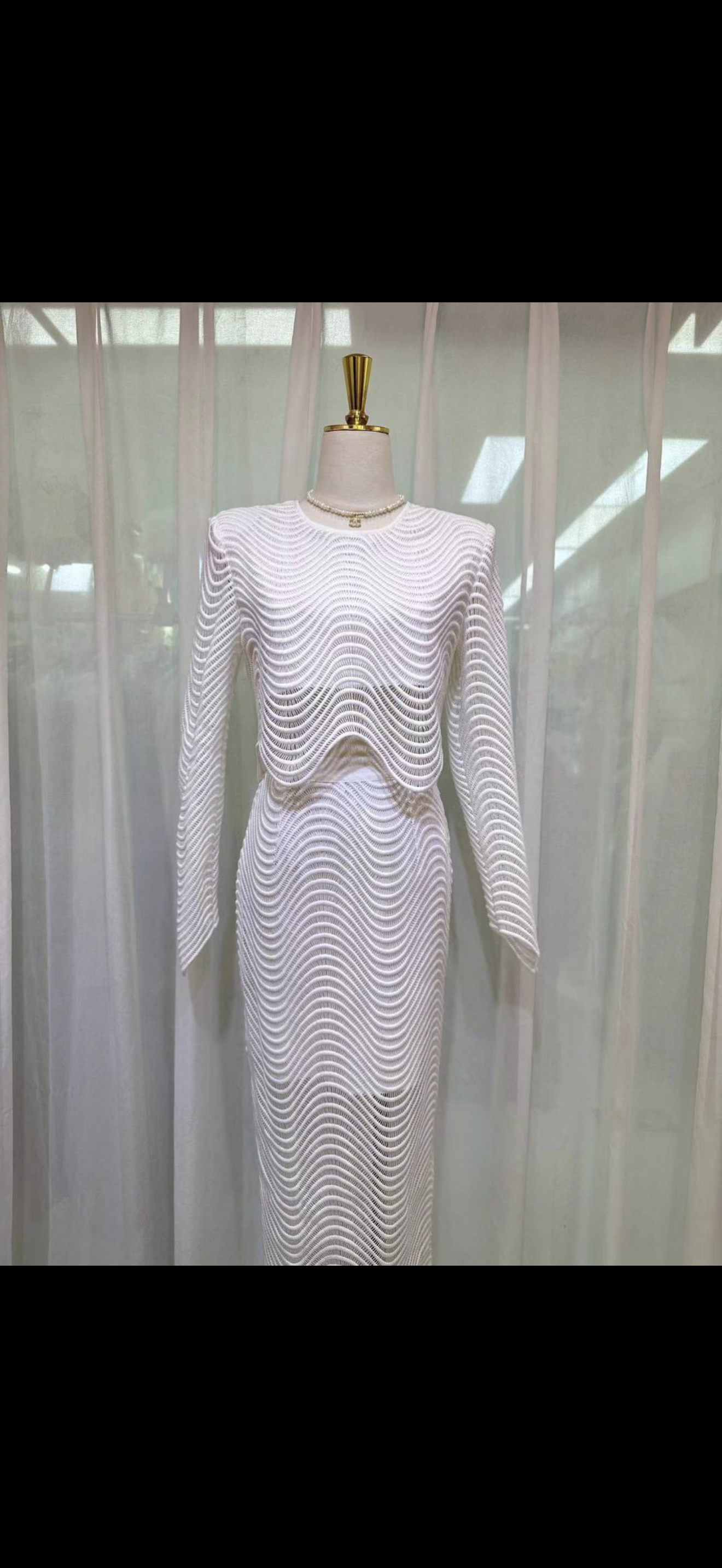 Wave Knit Co-ord Set