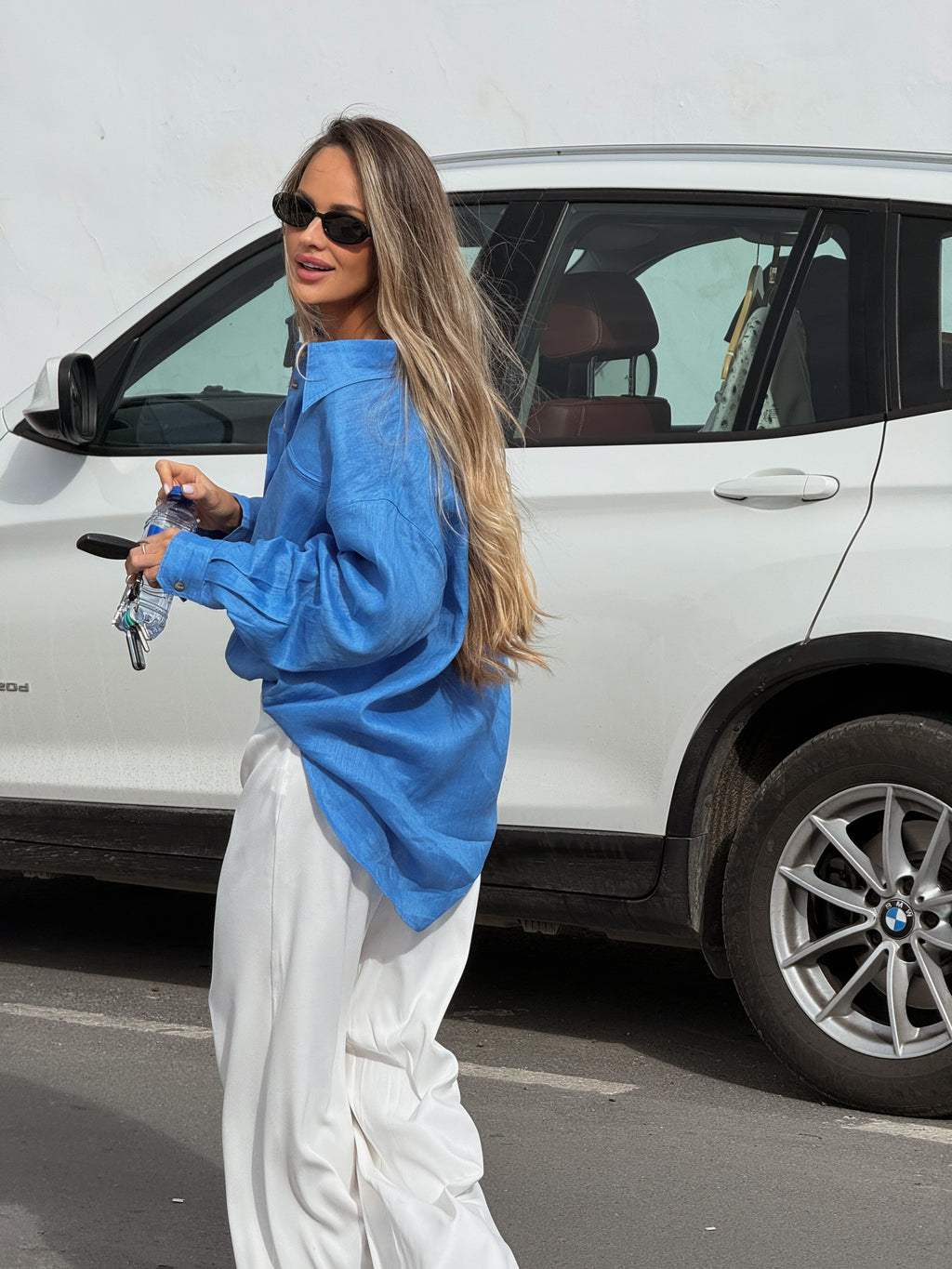 Azure Linen Shirt