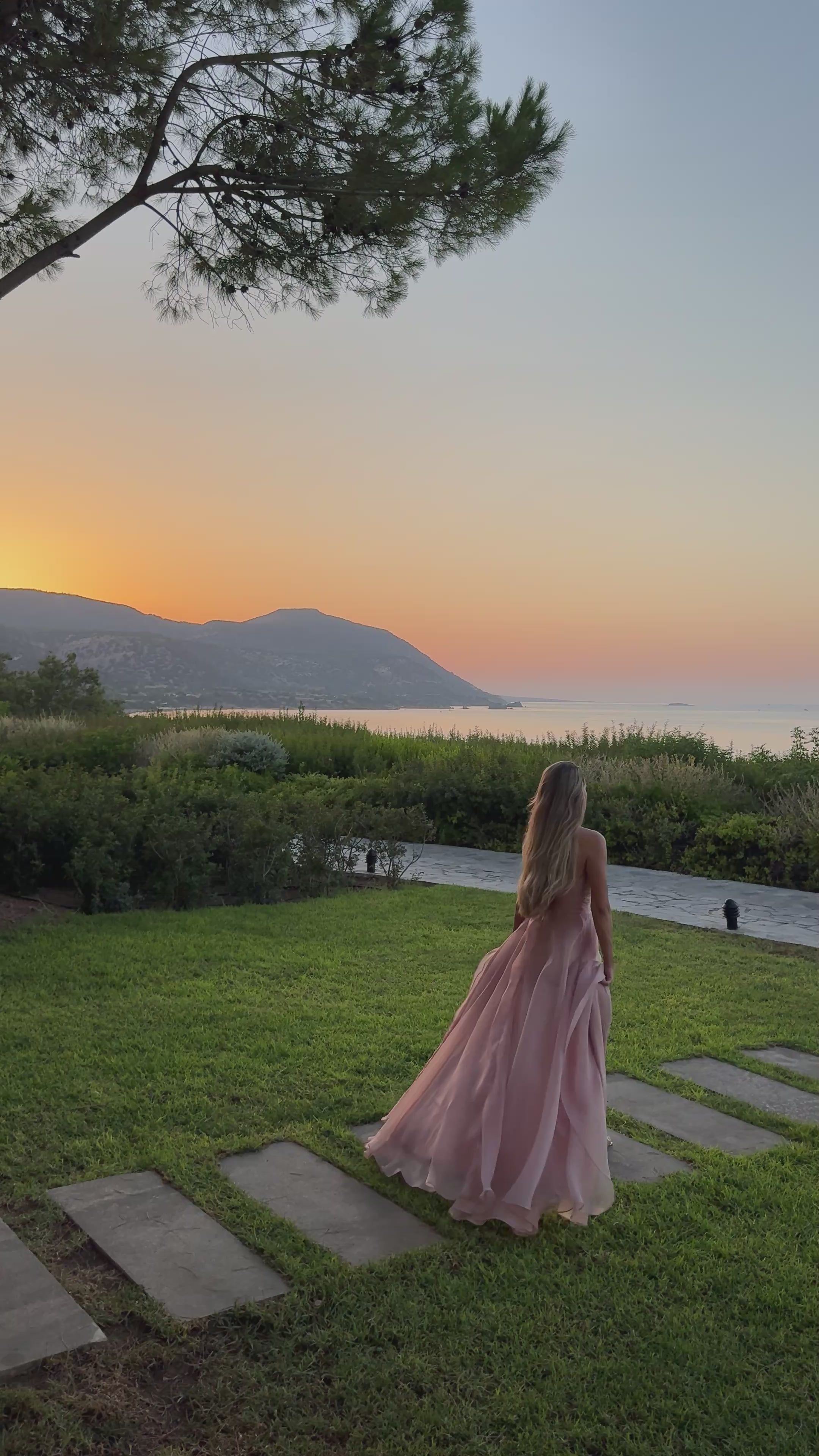 Blush Elegance Maxi Dress